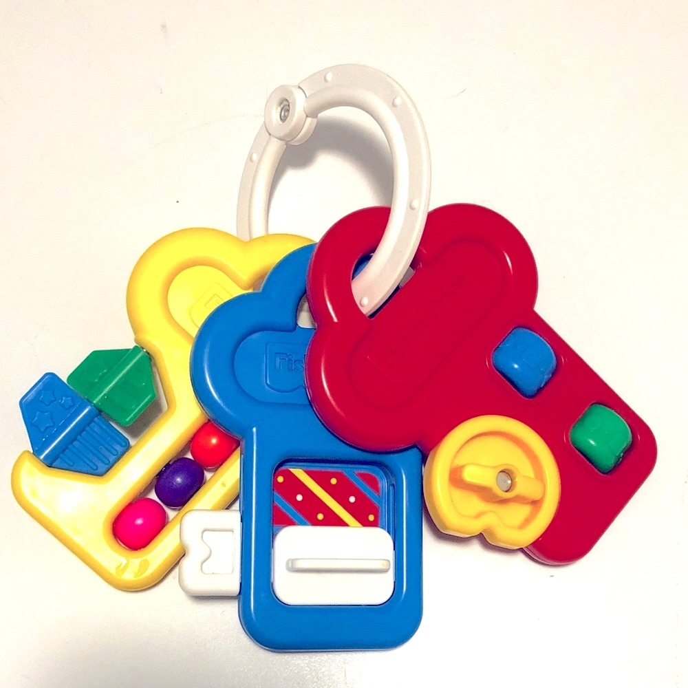Vintage Fisher-Price Bright Learning Activity Keys